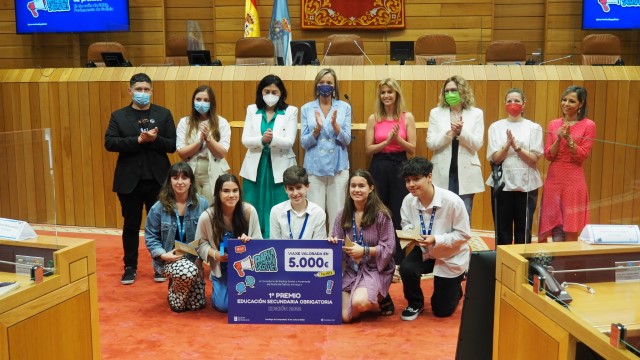 Elena Candia, na clausura de Parlamento Xove: “a democracia e os dereitos humanos están e deben estar sempre por riba de todo, malia que haxa persoas que queiran pisalas”